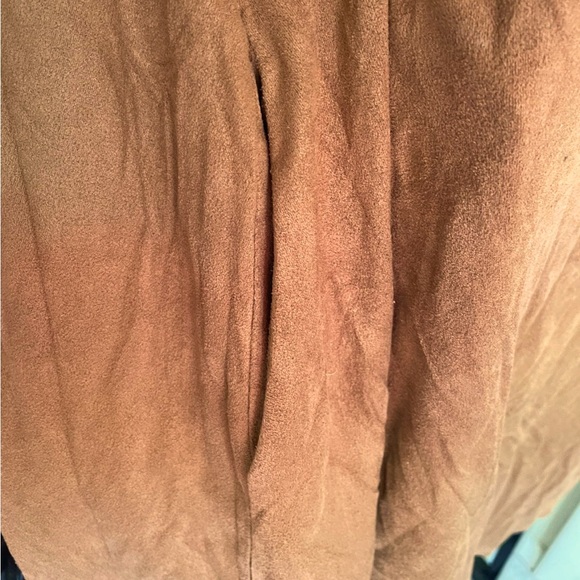 Brown Suede Short Dress - Picture 4 of 4